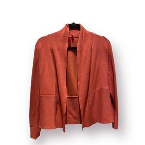 Salmon Open Cardigan - Petite Medium
